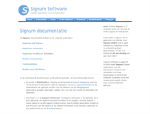 Tablet Screenshot of documentatie.signumsoftware.nl